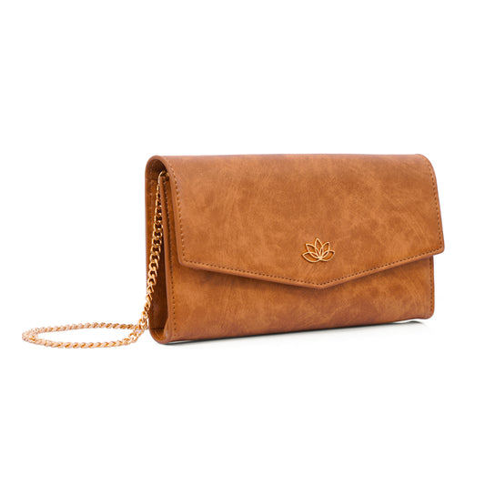 Sahara Tan Clutch