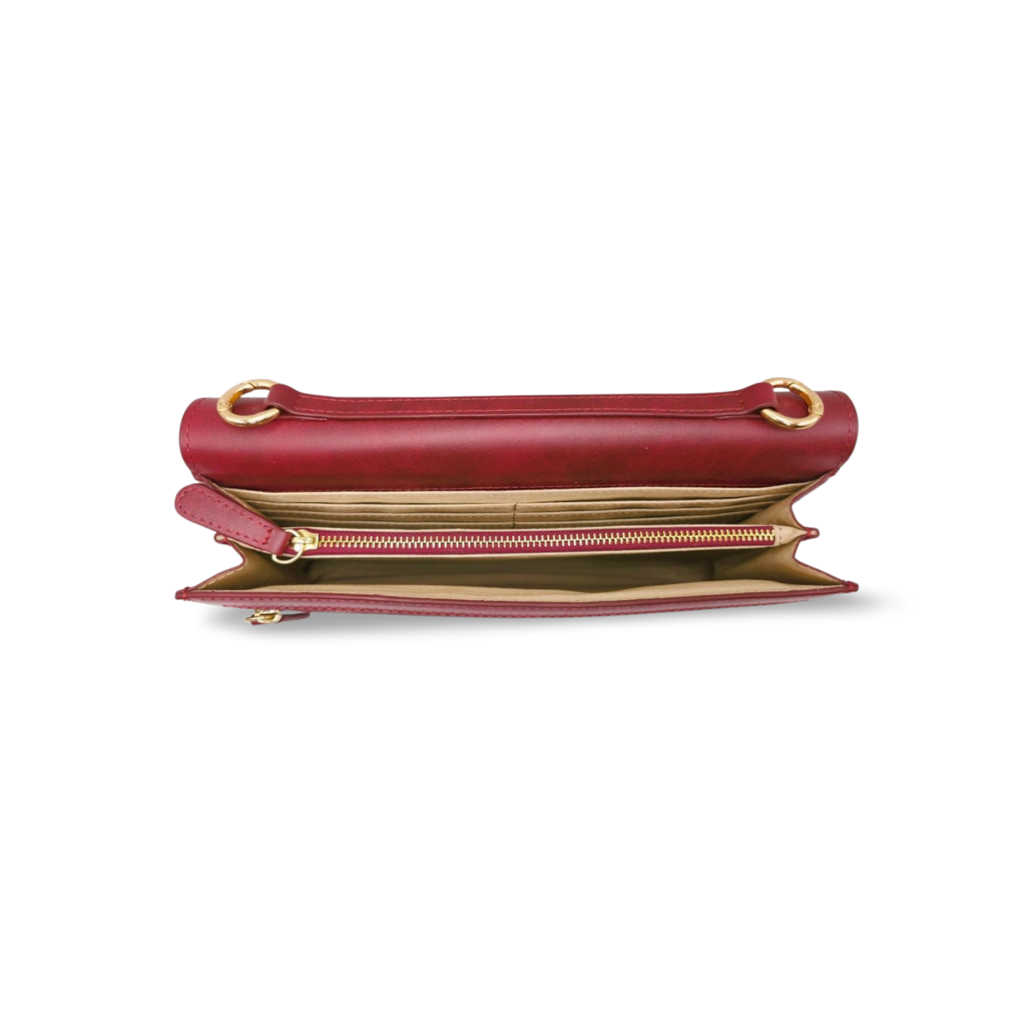 Burgundy Clutch