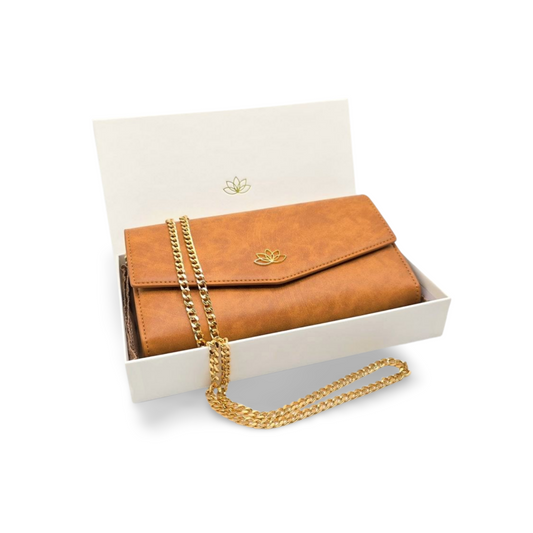 Sahara Tan Clutch