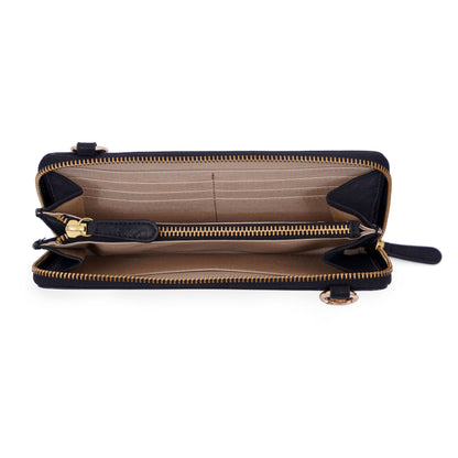 Black Eclipse Long Wallet
