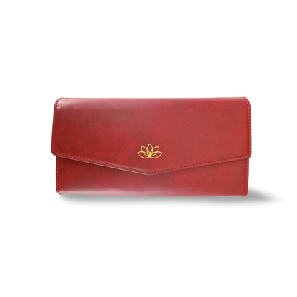 Burgundy Clutch