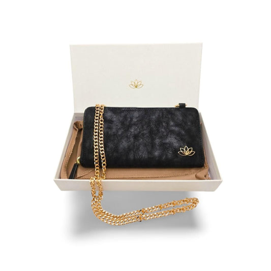 Black Eclipse Long Wallet